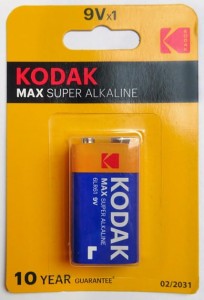 KODAK Bateria Alk. 9V /Ż