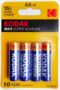 KODAK Bateria Alk. AA LR6 x4 /Ż